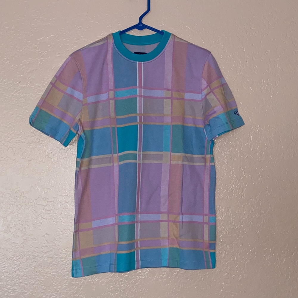Noah NYC Ny New York  tee t shirt Plaid Pink Summer HUF Aime Supreme Dime VANS !